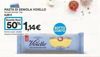 Coop Voiello Pasta di semola offerta