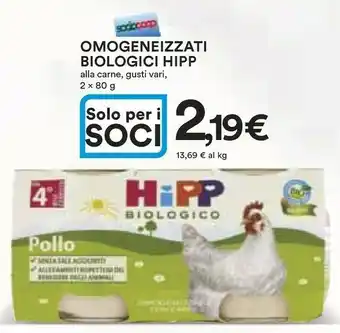 Coop Hipp Omogeneizzati offerta