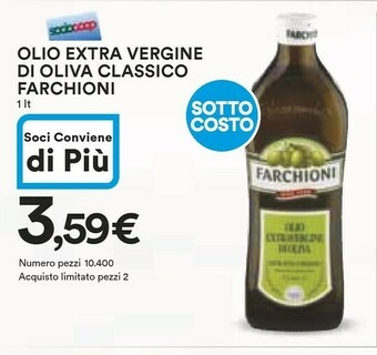 Coop Farchioni Olio extravergine di oliva offerta