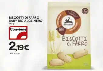 Coop Alce Nero Biscotti offerta