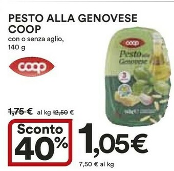 Coop Pesto offerta