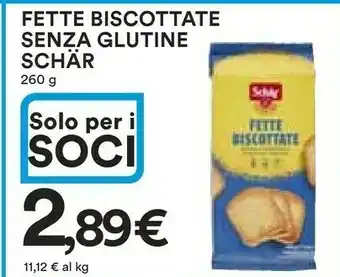Coop Schar Alimenti senza glutine offerta