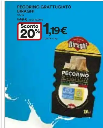 Coop Biraghi Pecorino offerta