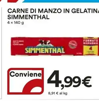 Coop Simmenthal Carne in scatola offerta