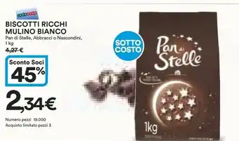 Coop Mulino Bianco Pan di stelle offerta