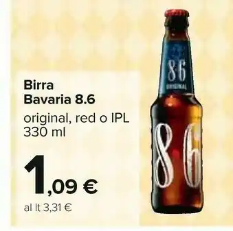 Carrefour Bavaria Birra 8.6 Original/ Red/ Ipl 330 Ml offerta