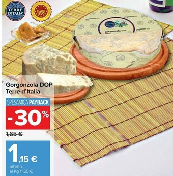 Carrefour Terre d'Italia Gorgonzola Dop offerta