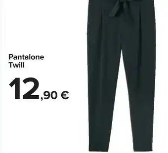 Carrefour Pantalone Twill offerta