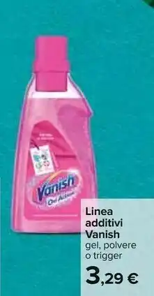 Carrefour Vanish Linea Additivi offerta