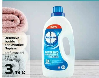 Carrefour Napisan Detersivo Liquido Per Lavatrice offerta