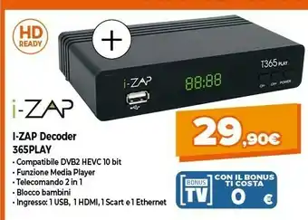 Expert I-zap Decoder 365PLAY offerta