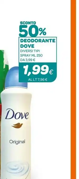 Dove Deodorante 250 Ml