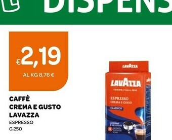 Ekom Lavazza Caffè offerta
