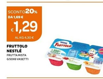 Ekom Nestlè Fruttolo offerta