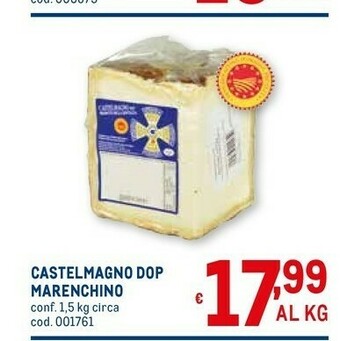 Metro Marenchino Castelmagno DOP offerta