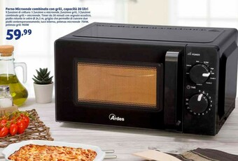 In'S Mercato Forno Microonde Combinato Con Grill, Capacità 20 Litri offerta