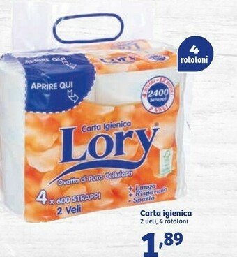 In'S Mercato Carta Igienica offerta