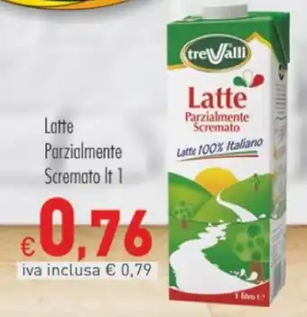 Cash & Carry Grossy tre Valli Latte Parzialmente Scremato It 1 offerta