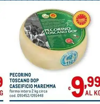 Caseificio Maremma Pecorino Toscano DOP
