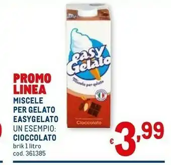 Metro Easy Gelato Miscele Cioccolato offerta