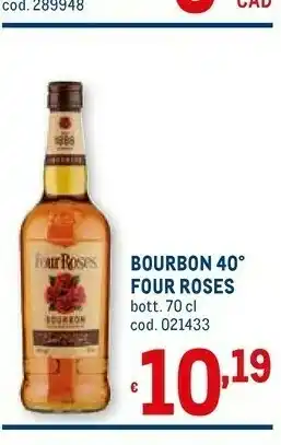 Metro Four Roses - Bourbon 700 G(ml) offerta