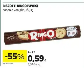 Alta Supermercati Pavesi Ringo Cacao 165 G(ml) offerta