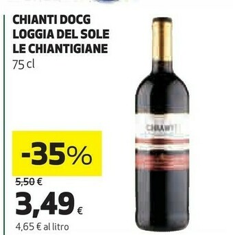 Coop Le chiantigiane Chianti 750 G(ml) offerta