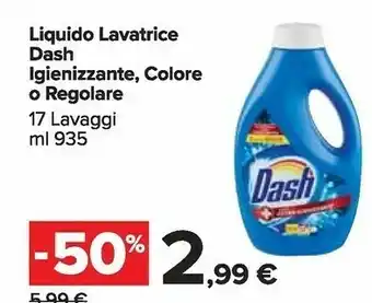 Carrefour Market Dash Liquido Lavatrice Igienizzante offerta