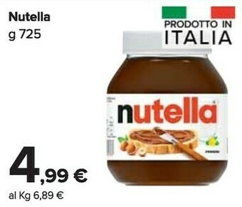 Carrefour Market Ferrero Nutella offerta