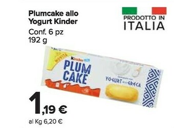 Carrefour Market Kinder Plum Cake offerta