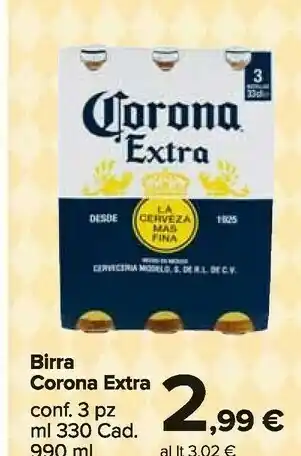 Carrefour Market Corona Extra Birra 330 Ml offerta