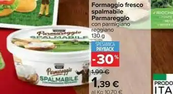 Carrefour Parmareggio Parmigiano offerta