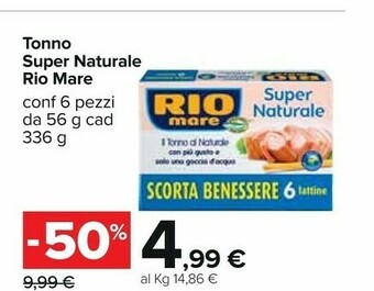 Carrefour Rio Mare Tonno Rio mare offerta