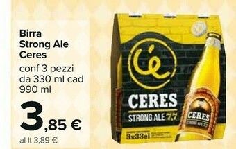 Carrefour Ceres Birra offerta