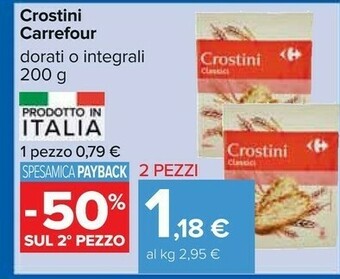 Carrefour Crostini offerta