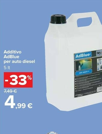 Carrefour Adblue Additivo Per Auto Diesel offerta
