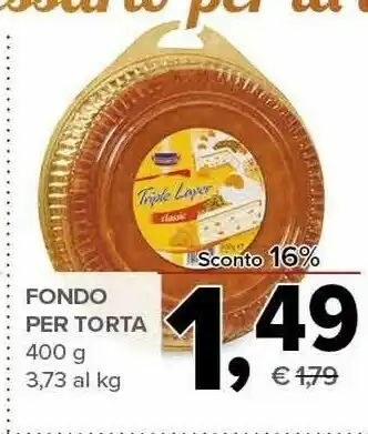 Todis Fondo Per Torta offerta