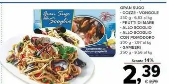 Todis Gran Sugo Cozze Vongole offerta