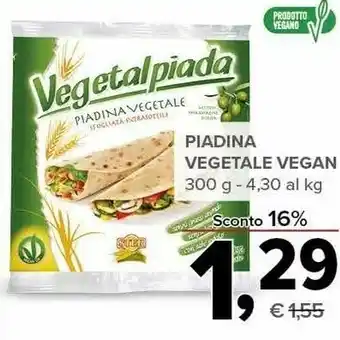 Vegetal Piada Piadina