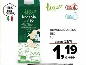 Todis Bio Bevanda Di Riso offerta