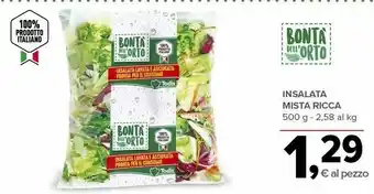 Todis Bonta Dell'orto Insalata Mista Ricca 500 G offerta