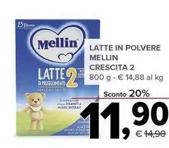 Todis Mellin Latte In Polvere offerta