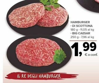 Todis Hamburger Di Scottona offerta