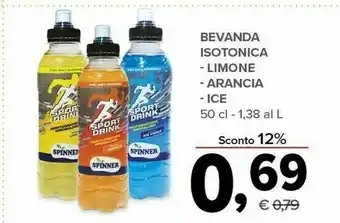 Todis Spinner Bevanda Isotonica Limone/arancia offerta