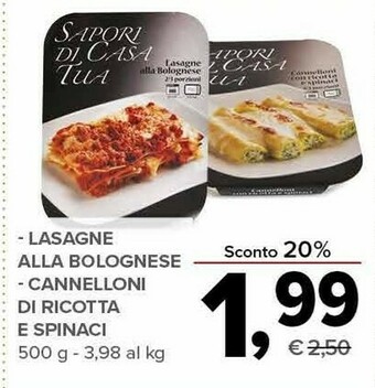Todis Sapori Di Casa Tua - Lasagna Alla Bolognese offerta