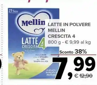 Todis Mellin Latte In Polvere Crescita 4 offerta