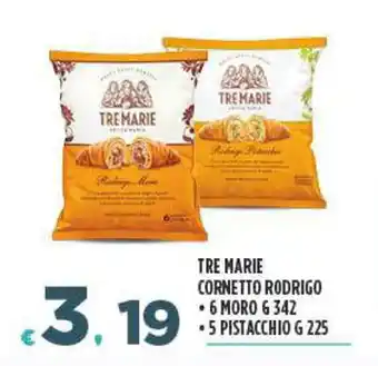 TRE MARIE CORNETTO RODRIGO - 6 MORO G 342 - 5 PISTACCHIO G 225