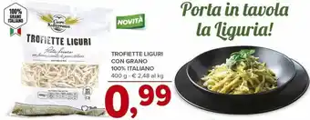 Todis Cuore Mediterraneo Trofiette Liguri Con Grano 100% Italiano offerta