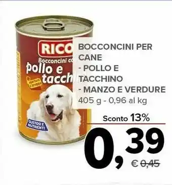 Todis Rico Bocconcini Per Cane offerta