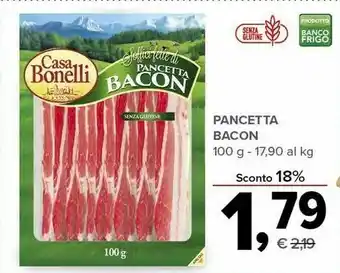 Todis Casa Bonelli Pancetta Bacon 100 G offerta